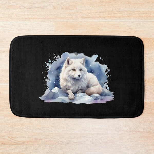 Item preview, Arctic fox in the snow – watercolor full of winter magic designed and sold by Rose Design & Photos.