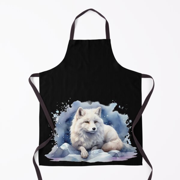 Item preview, Arctic fox in the snow – watercolor full of winter magic designed and sold by Rose Design & Photos.