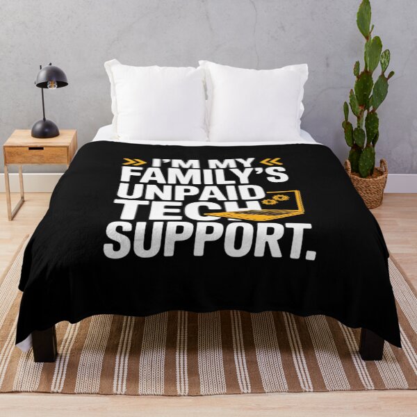 Item preview, I´m my Family´s unpaid tech support Engineer quote designed and sold by MarkLeedsArt.