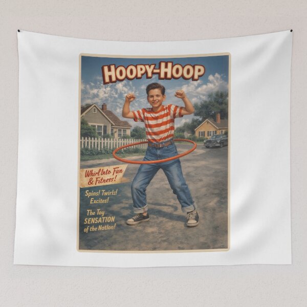 Item preview, Hoopy-Hoop: Spin into Retro Fun! designed and sold by ForeverPrintsOK.