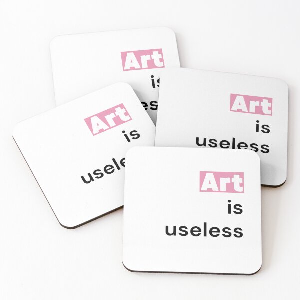 Item preview, Art is Useless — Minimalist Typography Design designed and sold by OrikuStudio.