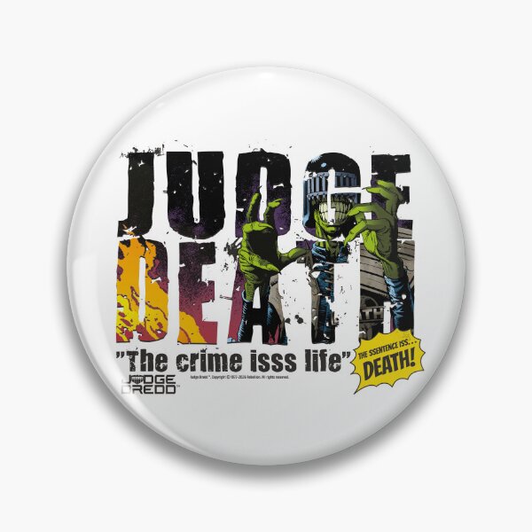 Item preview, Judge Death The Crime Isss Life Judge Dredd designed and sold by All-And-Every.