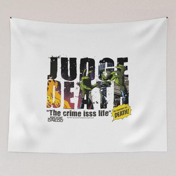 Item preview, Judge Death The Crime Isss Life Judge Dredd designed and sold by All-And-Every.