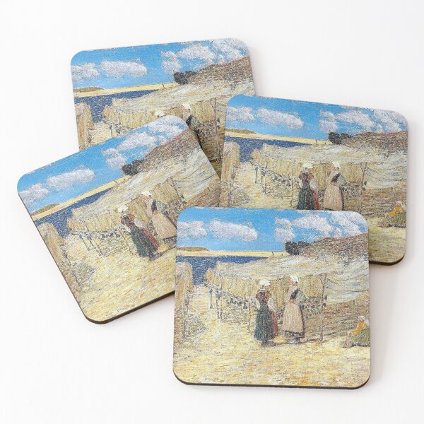 Item preview, Breton Women Repairing Nets designed and sold by tomorrowsart.