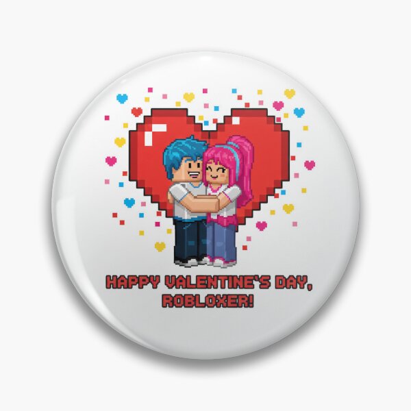 Item preview, Cute Roblox Style Valentine's Heart - Gamer Love Design designed and sold by Izy Shop.