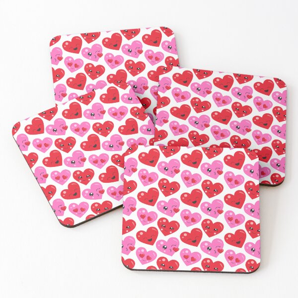 Item preview, Cute Heart Pattern iPhone Case - Kawaii Red and Pink Hearts Design designed and sold by FestivityFinds.