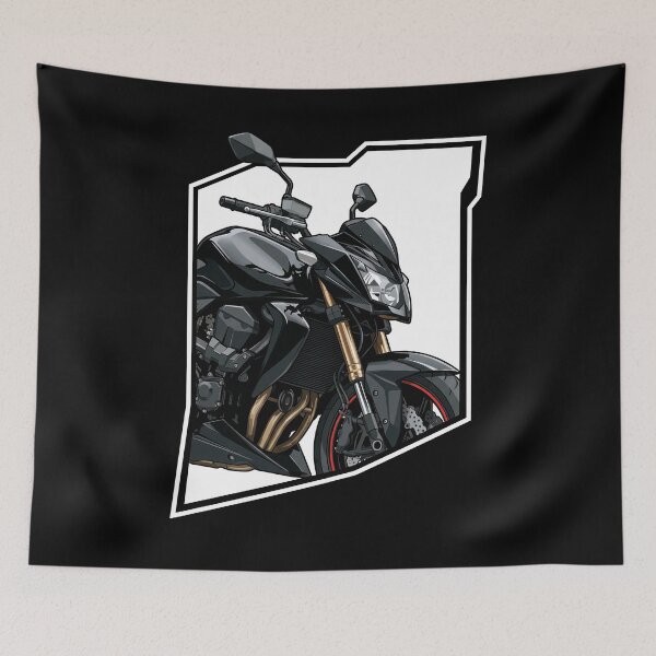 Item preview, Kawasaki Z750 – Close-Up Streetfighter Vector Illustration designed and sold by enzoade.