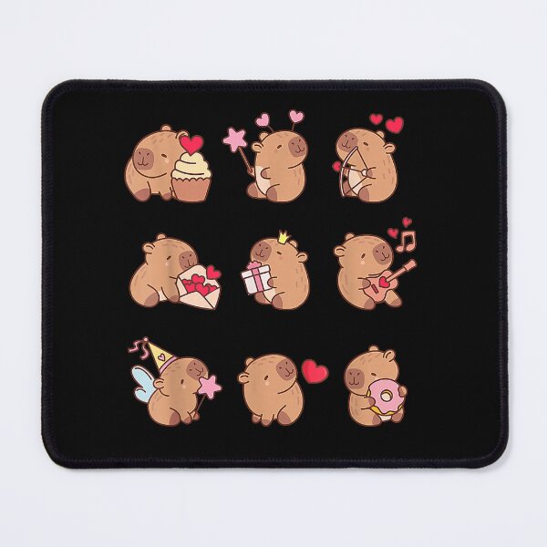 Item preview, Super Cute Capybaras Girlie Capybara Art for Men Women Kids , Capybara Gift Lover designed and sold by DZIRI NAJAT.