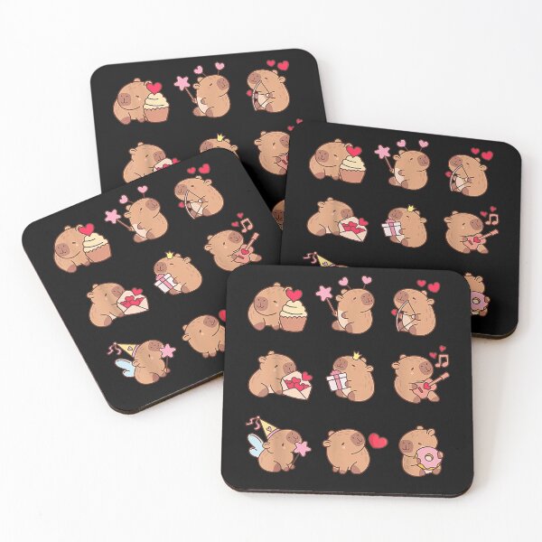 Item preview, Super Cute Capybaras Girlie Capybara Art for Men Women Kids , Capybara Gift Lover  designed and sold by DZIRI NAJAT.