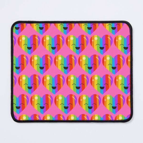 Item preview, Rainbow Heart Pattern iPhone Case - Kawaii Colorful Hearts on Pink Background designed and sold by FestivityFinds.