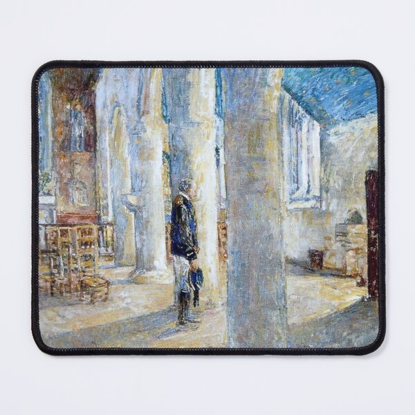 Item preview, Interior of a Church in Brittany designed and sold by tomorrowsart.