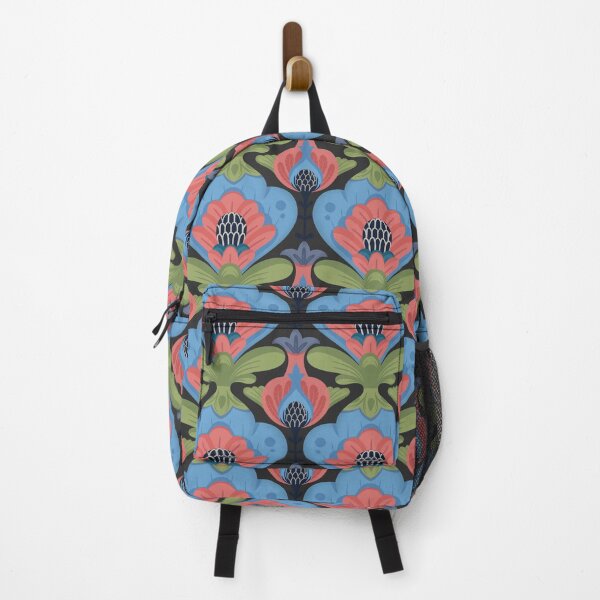 Item preview, Sylized flower ornamentation pattern (dark blue) designed and sold by istolar Pattern design & illustration.