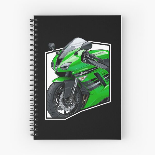 Item preview, Kawasaki Ninja ZX-6R – Green Supersport Bike Vector Illustration designed and sold by enzoade.