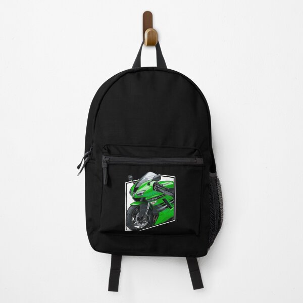 Item preview, Kawasaki Ninja ZX-6R – Green Supersport Bike Vector Illustration designed and sold by enzoade.