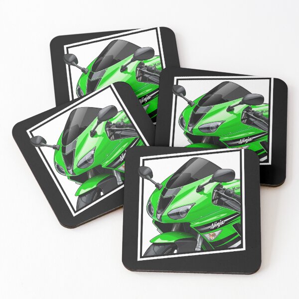Item preview, Kawasaki Ninja ZX-6R – Supersport Motorcycle Vector Artwork designed and sold by enzoade.