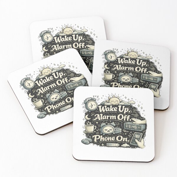 Item preview, Wake Up Alarm Off Phone On  designed and sold by EverydaySupplyByMonika.