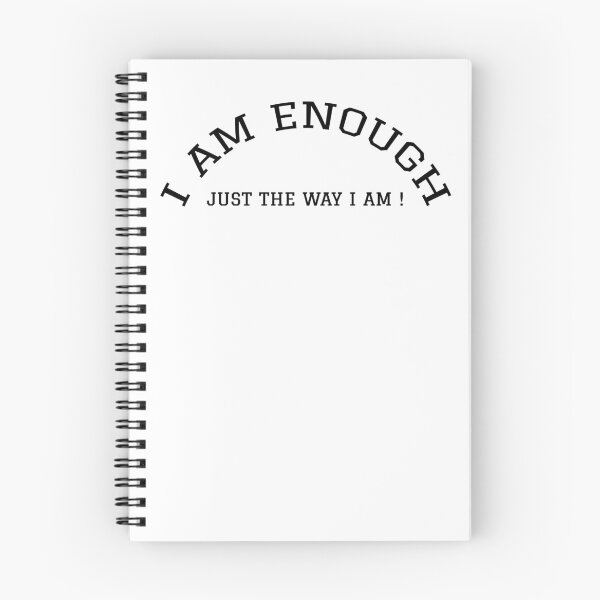 Item preview, Your I Am'ness - Enough - Black Text designed and sold by Bespoke-Apparel.