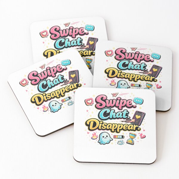 Item preview, Swipe Chat Disappear Funny Dating T-Shirt designed and sold by EverydaySupplyByMonika.