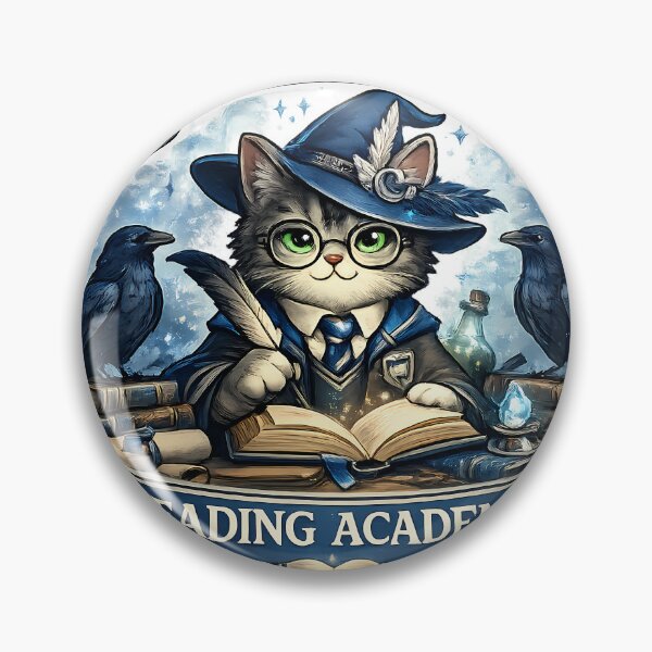 Item preview, Reading Academy Bookworm Cat Sticker designed and sold by Chytanka.