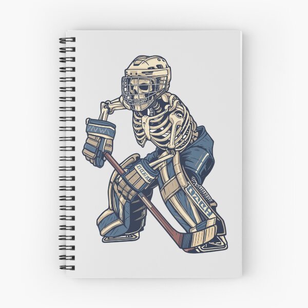 Item preview, Skeleton Hockey Player Sticker, Winter Sports Magnet designed and sold by colorleafz.