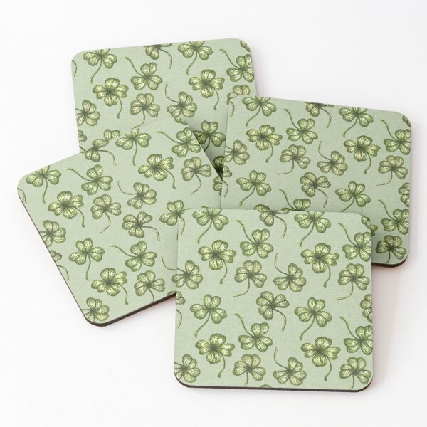 Item preview, Vintage Lucky Clover Pattern – Retro St. Patrick’s Day Irish Shamrock Design designed and sold by SIR13.