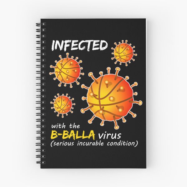 Item preview, Infected with the B-Balla virus | Basketball maniac condition designed and sold by Slam-Dunkan.