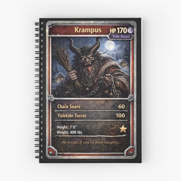 Item preview, Krampus Trading Card designed and sold by 2PieceChickenBoxPlease.