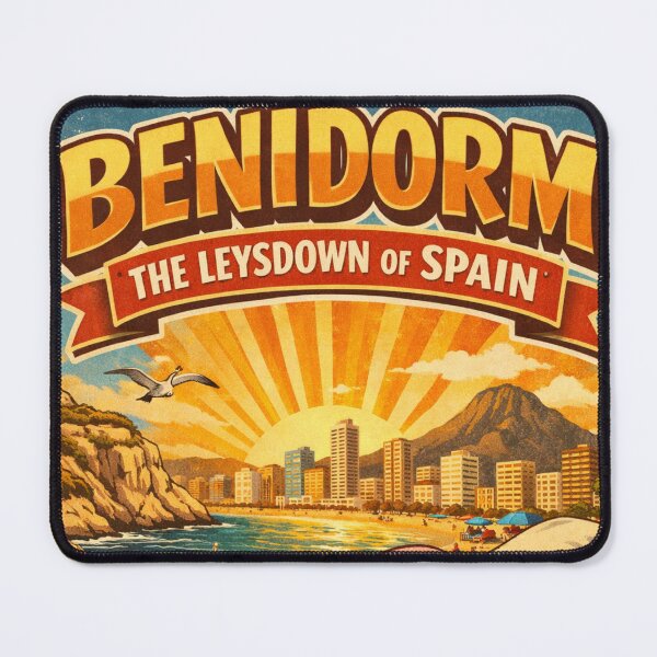 Item preview, Benidorm The Leysdown of Spain Vintage Holiday Humor Design designed and sold by GarnerSupplyCo.