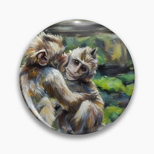 Item preview, Hugging Monkeys designed and sold by tomorrowsart.