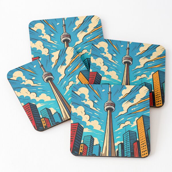 Item preview, CN Tower | Comics stylCartoone -  designed and sold by ComicsFactory.