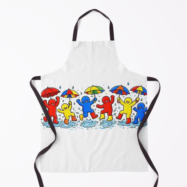 Item preview, Happy people dance in the rain designed and sold by LuluLeb.