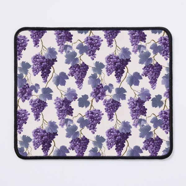 Item preview, Purple Grape Botanical Seamless Pattern – Elegant Vineyard Illustration designed and sold by NewArt33.