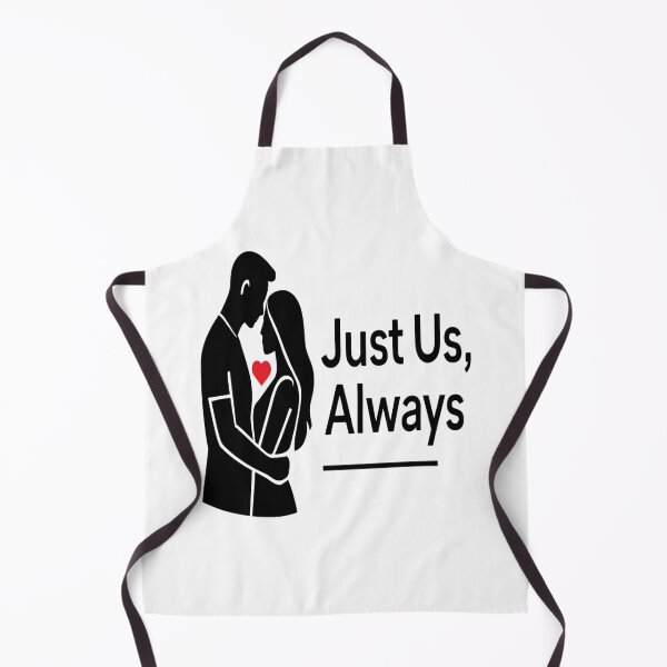Item preview, Just Us Always – Minimal Couple Love Quote Shirt designed and sold by RMTrendy.