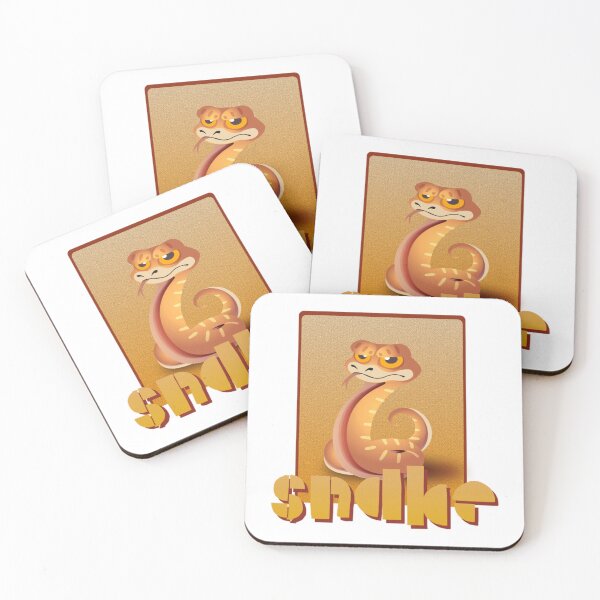 Item preview, Cool Grumpy Snake Illustration designed and sold by RottenRbCafe.
