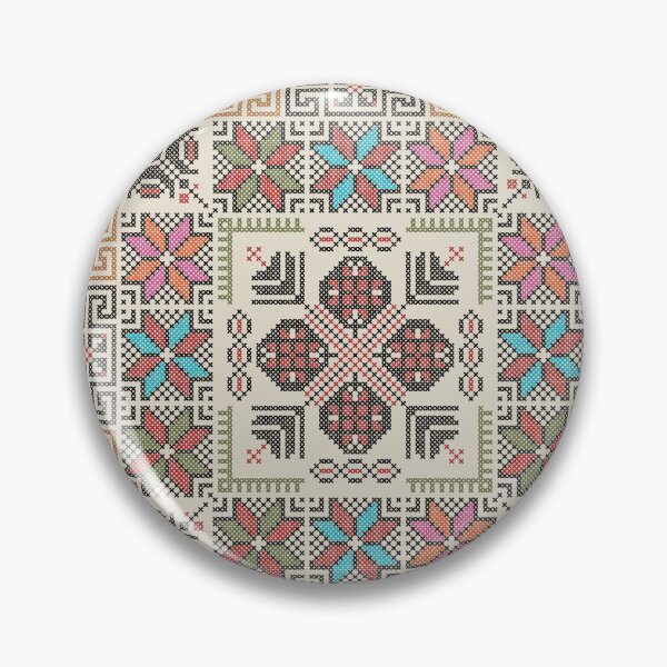 Item preview, Embroidery Pattern Beautiful Middle Eastern Palestine Traditional Tatreez designed and sold by Hurriyyatee.