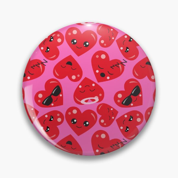 Item preview, Kawaii Red Heart iPhone Case - Cute Sleepy Hearts with Sunglasses on Pink Background designed and sold by FestivityFinds.