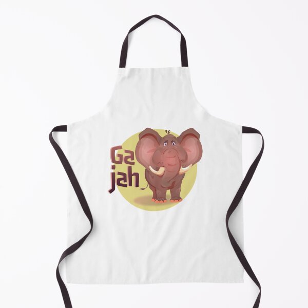 Item preview, Gajah Friendly Elephant Character Illustration designed and sold by RottenRbCafe.