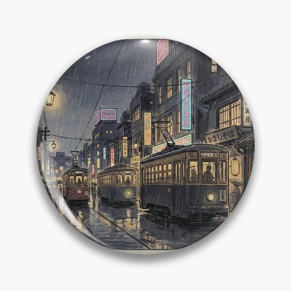 Item preview, Rainy Japanese Nights designed and sold by BasicBin.