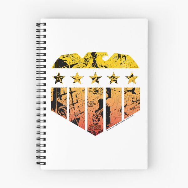 Item preview, Judge Dredd Eagle Badge Comic Print designed and sold by All-And-Every.