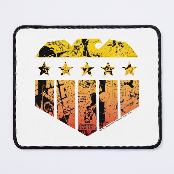 Item preview, Judge Dredd Eagle Badge Comic Print designed and sold by All-And-Every.