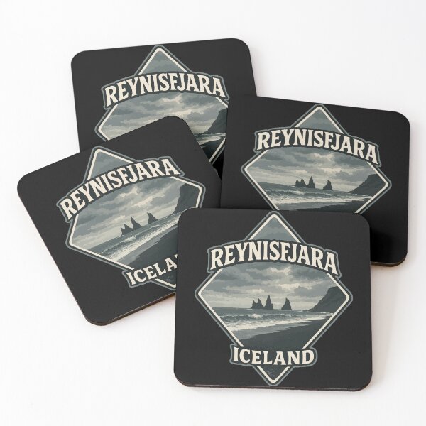 Item preview, Reynisfjara Beach Iceland Vintage Travel designed and sold by TomFrontierArt.