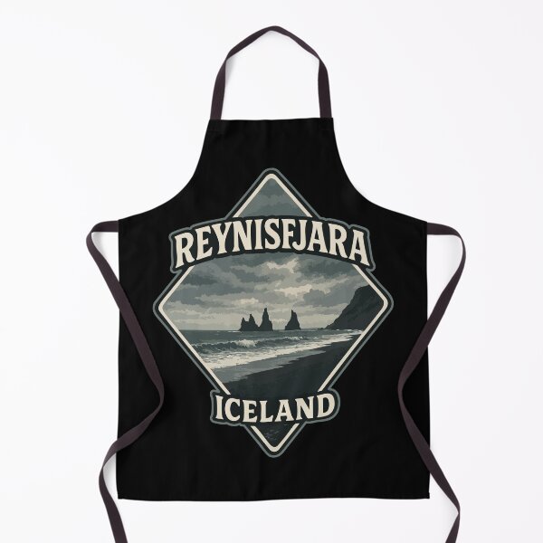 Item preview, Reynisfjara Beach Iceland Vintage Travel designed and sold by TomFrontierArt.