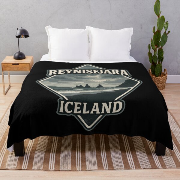 Item preview, Reynisfjara Beach Iceland Vintage Travel designed and sold by TomFrontierArt.