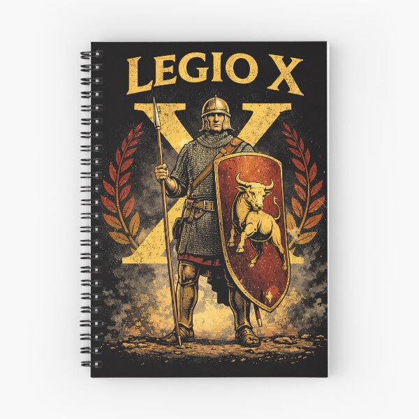 Item preview, Roman Legion LEGIO X Emblem Design designed and sold by Retr0Tshirts.