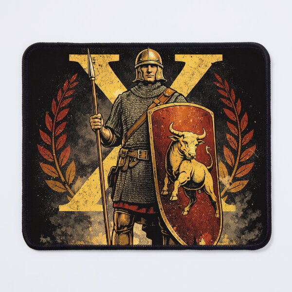 Item preview, Roman Legion LEGIO X Emblem Design designed and sold by Retr0Tshirts.