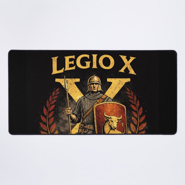 Item preview, Roman Legion LEGIO X Emblem Design designed and sold by Retr0Tshirts.