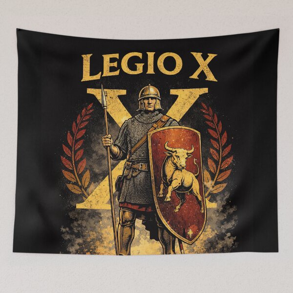 Item preview, Roman Legion LEGIO X Emblem Design designed and sold by Retr0Tshirts.