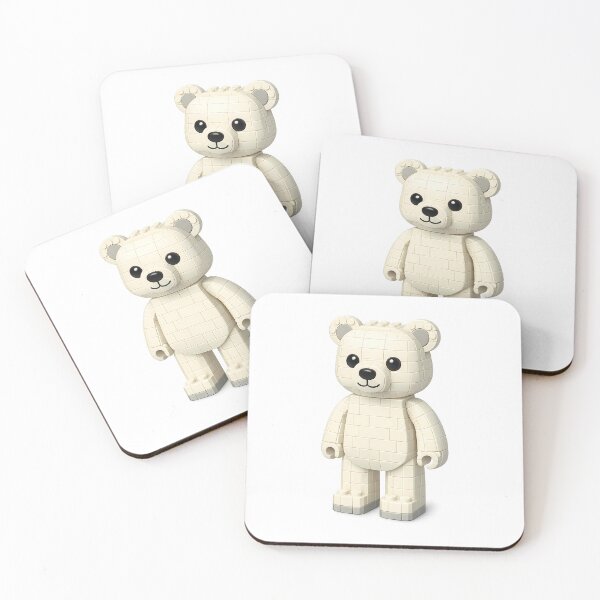 Item preview, CUTE BRICK BEAR – Adorable Polar Animal Design designed and sold by RICK-TURNER.