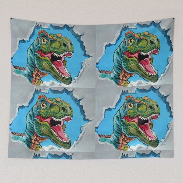 Item preview,  Bursting Through: The Roaring Dino. designed and sold by fbtrisha.