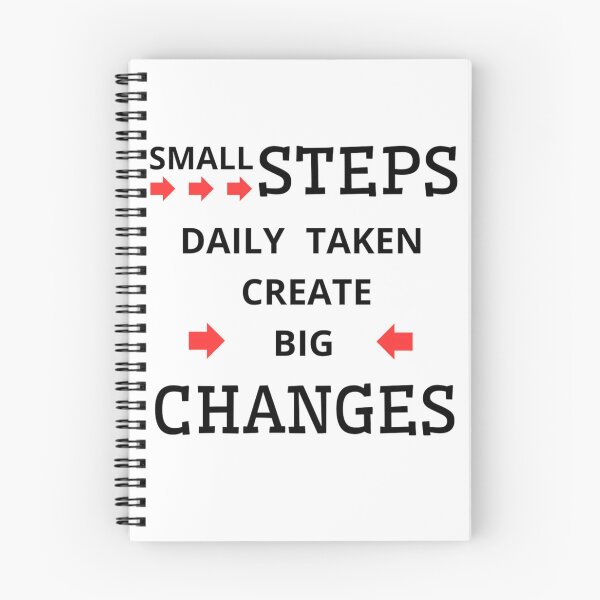 Item preview, t-shirt, Small steps daily taken create big changes designed and sold by Karszul.